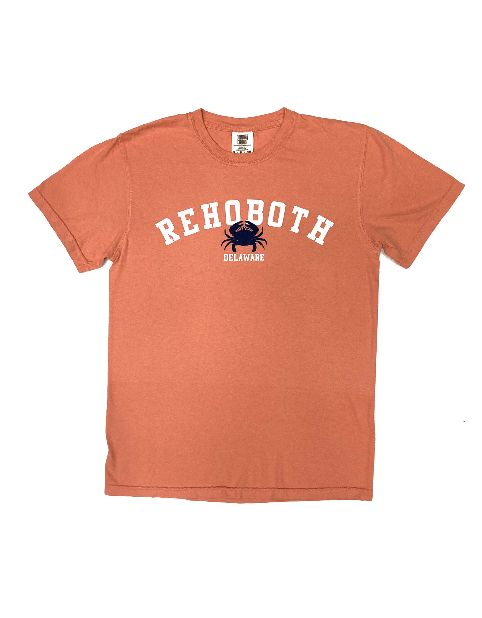 REHOBOTH LIFESTYLE MENS CLASSIC TERRACOTA CRAB SS TEE