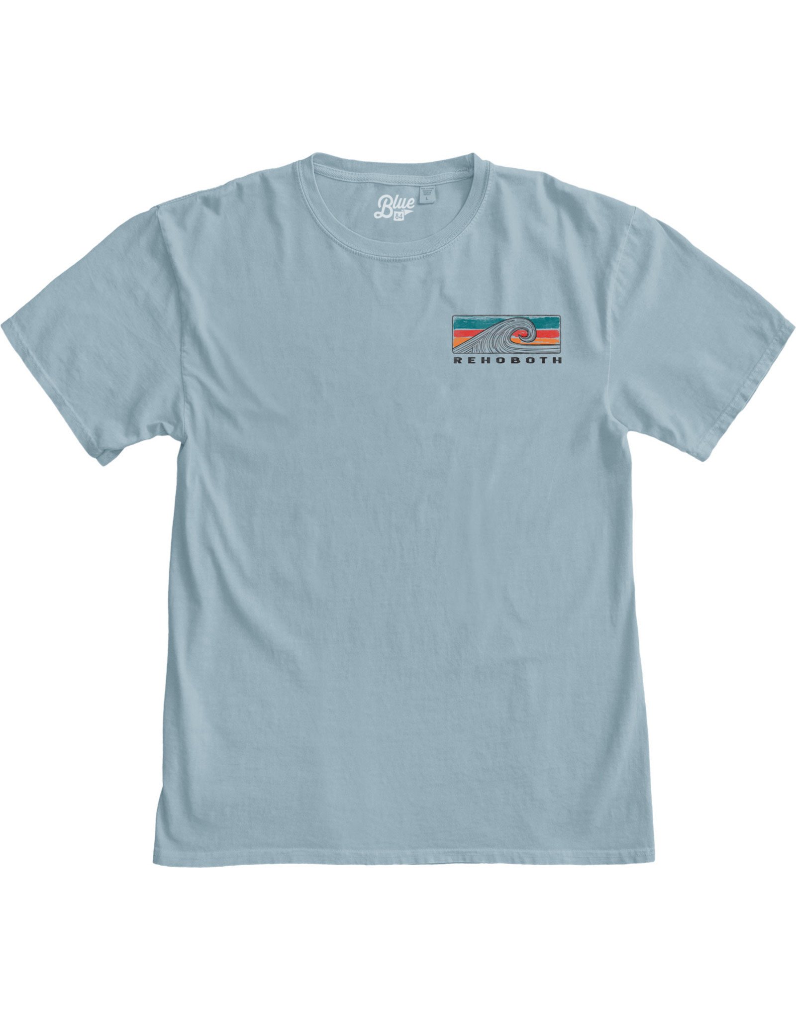 BLUE 84 BUSTICATE WAVE SS TEE