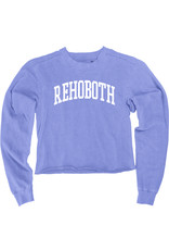 BLUE 84 CROP FLEECE CREWNECK