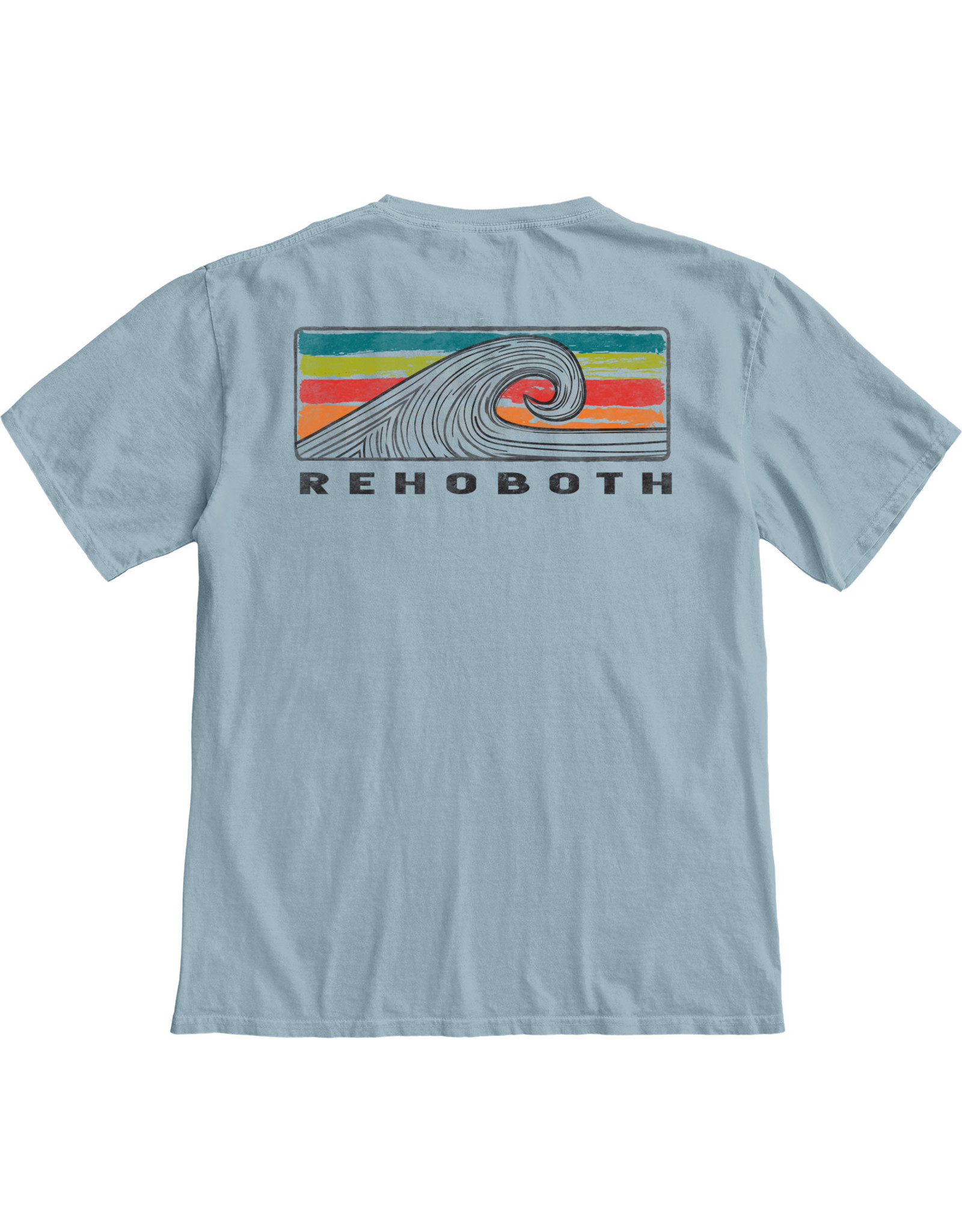 BLUE 84 BUSTICATE WAVE SS TEE