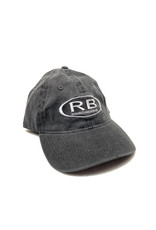 REHOBOTH LIFESTYLE CLASSIC COTTON BEACH HAT ADJUSTABLE OS CHARCOAL RB