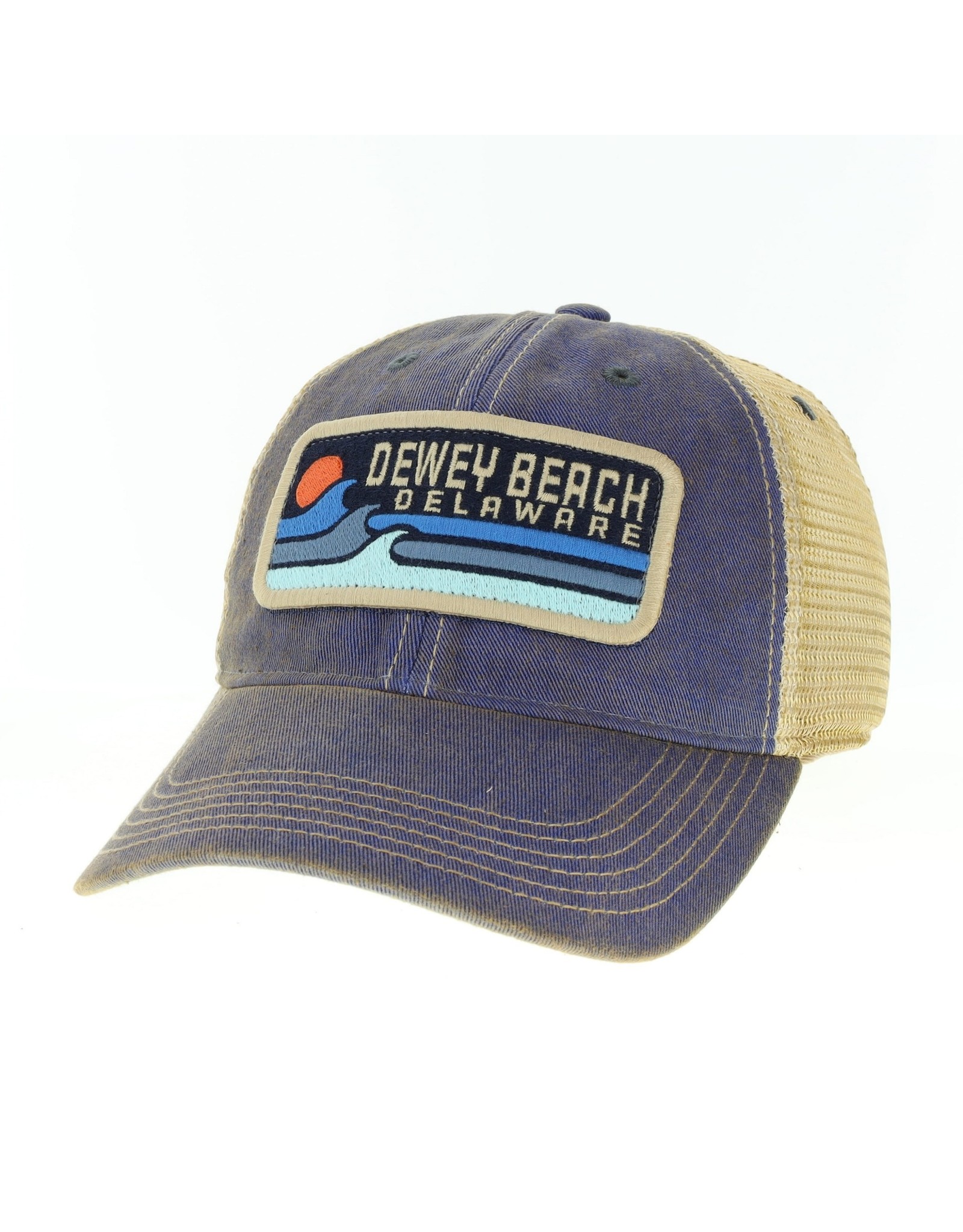 LEGACY ATHLETICS DEWEY LEGACY OLD FAVORITE TRUCKER HAT BLUE LINEUP