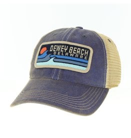 LEGACY ATHLETICS DEWEY LEGACY OLD FAVORITE TRUCKER HAT BLUE LINEUP