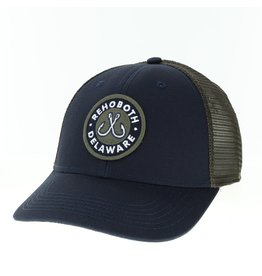 LEGACY ATHLETICS LEGACY LOW PROFILE TRUCKER HAT NAVY/OLIVE BOWLER