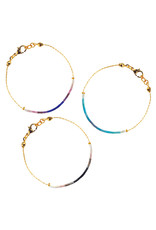 WORLD END IMPORTS SEEDBEAD CHAIN ANKLET ADJUSTABLE