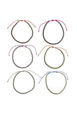 WORLD END IMPORTS HEMP CORDED ANKLET BRAIDED ROPE ADJUSTABLE