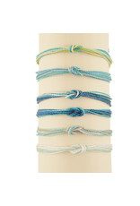 WORLD END IMPORTS HEMP CORDED ANKLET REEF KNOT ADJUSTABLE