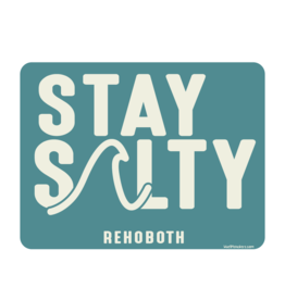 BLUE 84 BEACH STICKER STAY SALTY