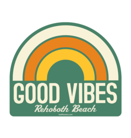 BLUE 84 BEACH STICKER GOOD VIBES