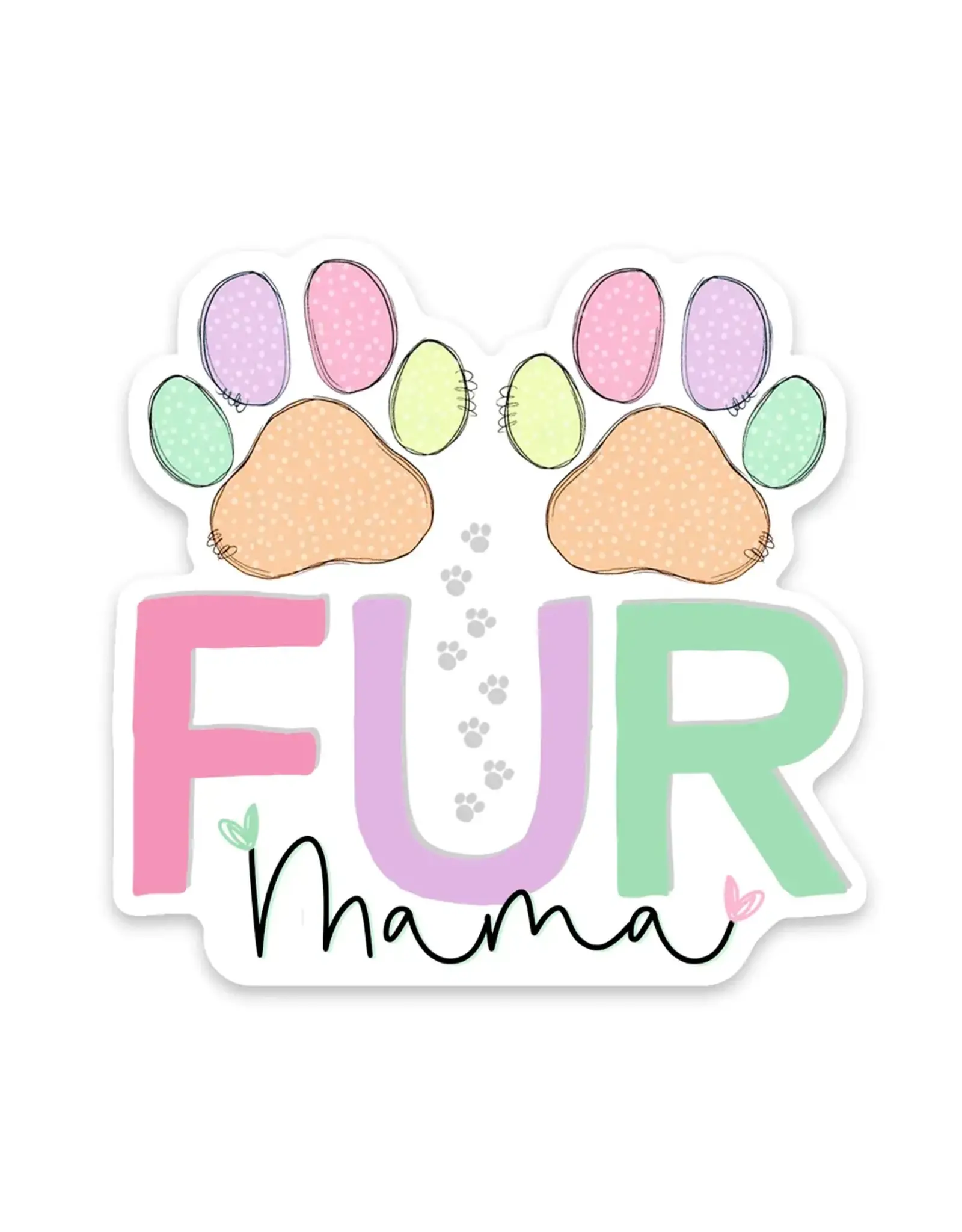 SCENIC ROUTE NOVELTY STICKER FUR MAMA