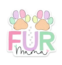 SCENIC ROUTE NOVELTY STICKER FUR MAMA