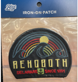BLUE 84 IRON ON PATCH THREADED WAVES
