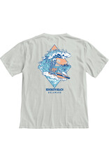 BLUE 84 SURFING SKELETON SS TEE