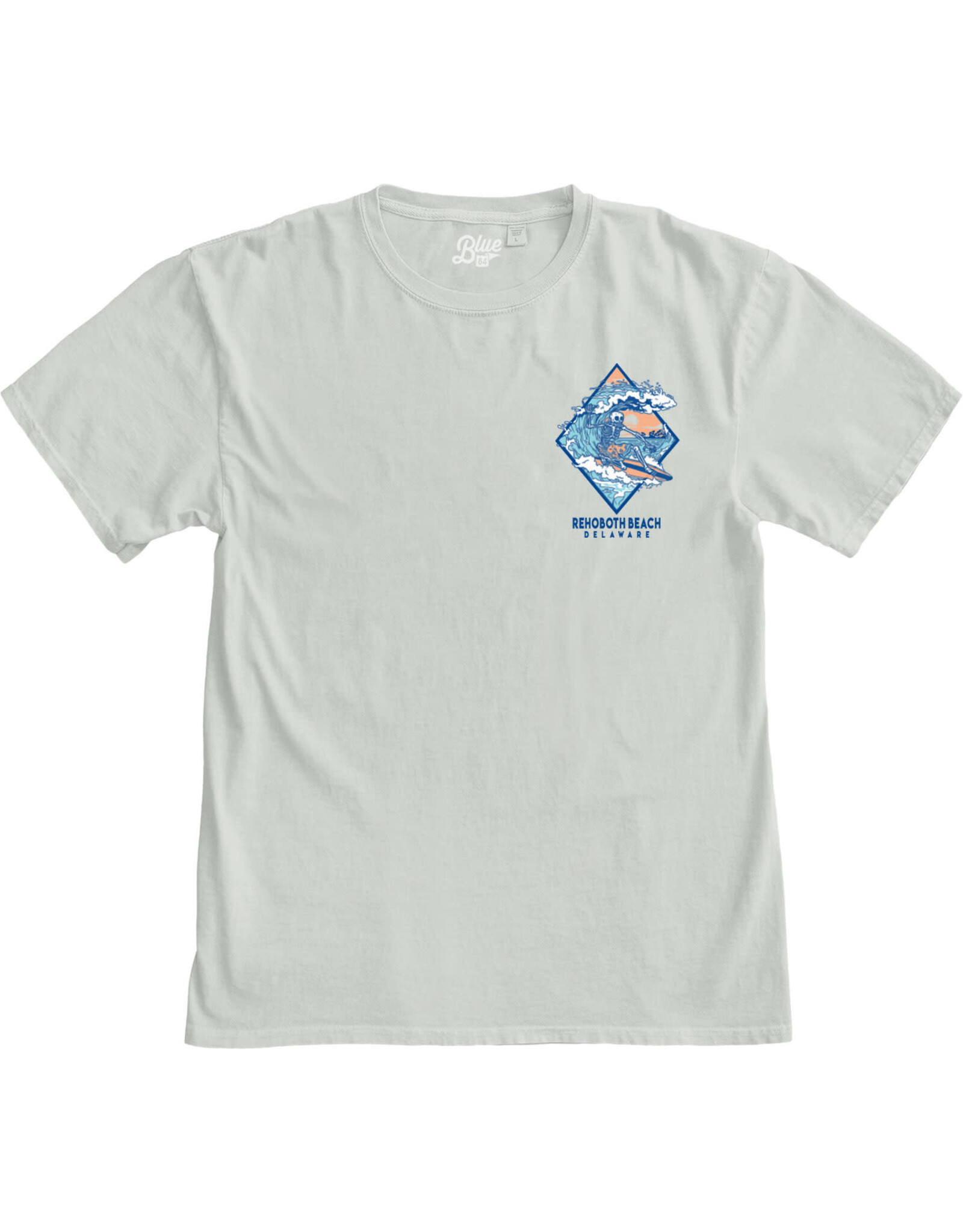 BLUE 84 SURFING SKELETON SS TEE