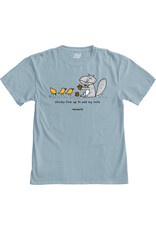 BLUE 84 CHICKS LINE UP SQUIRREL SS TEE