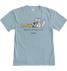 BLUE 84 CHICKS LINE UP SQUIRREL SS TEE
