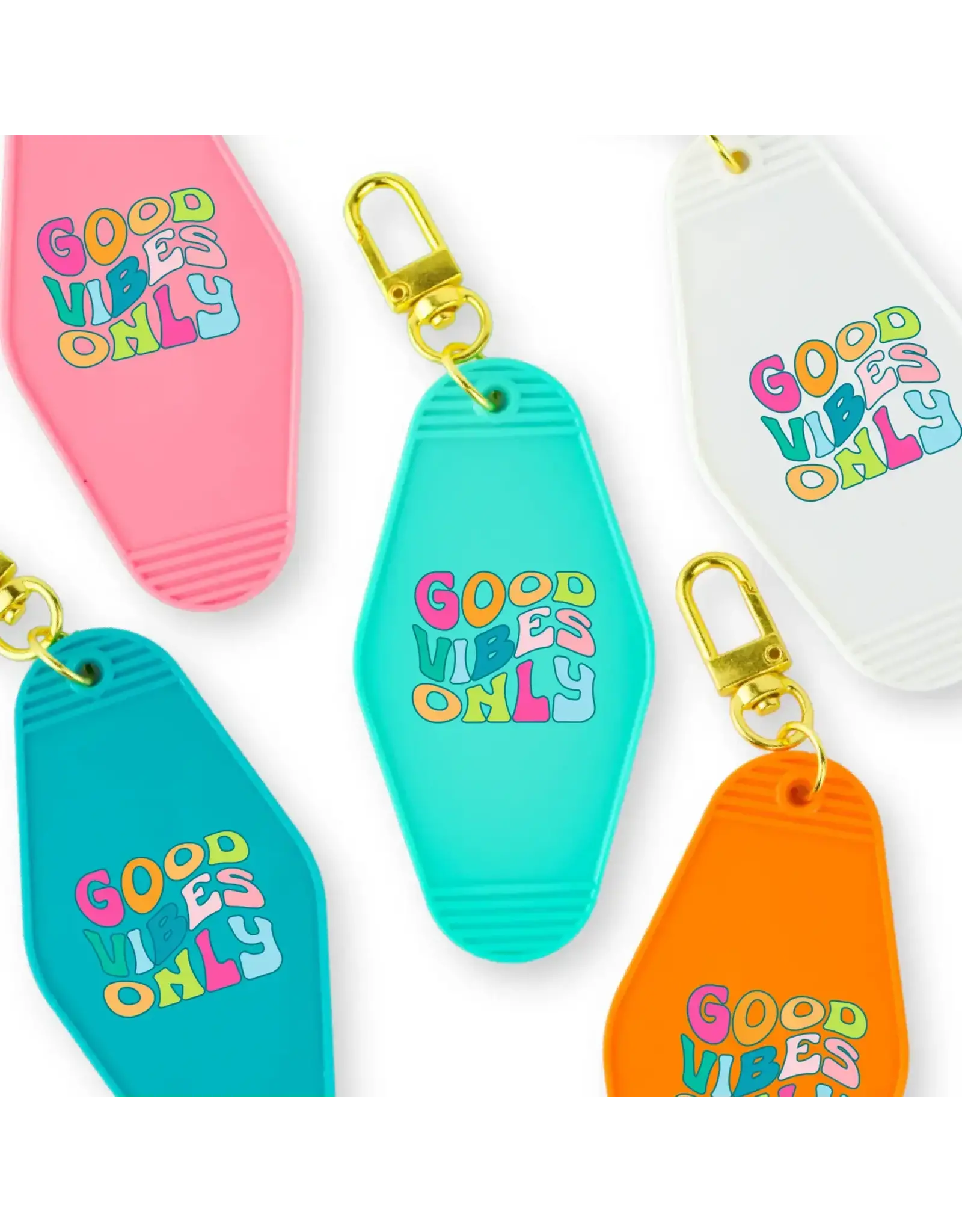 CLEARY LANE CLEARY LANE KEYCHAIN GOOD VIBES ONLY