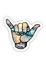 SAVANNAH AND JAMES NOVELTY STICKER HANG LOOSE