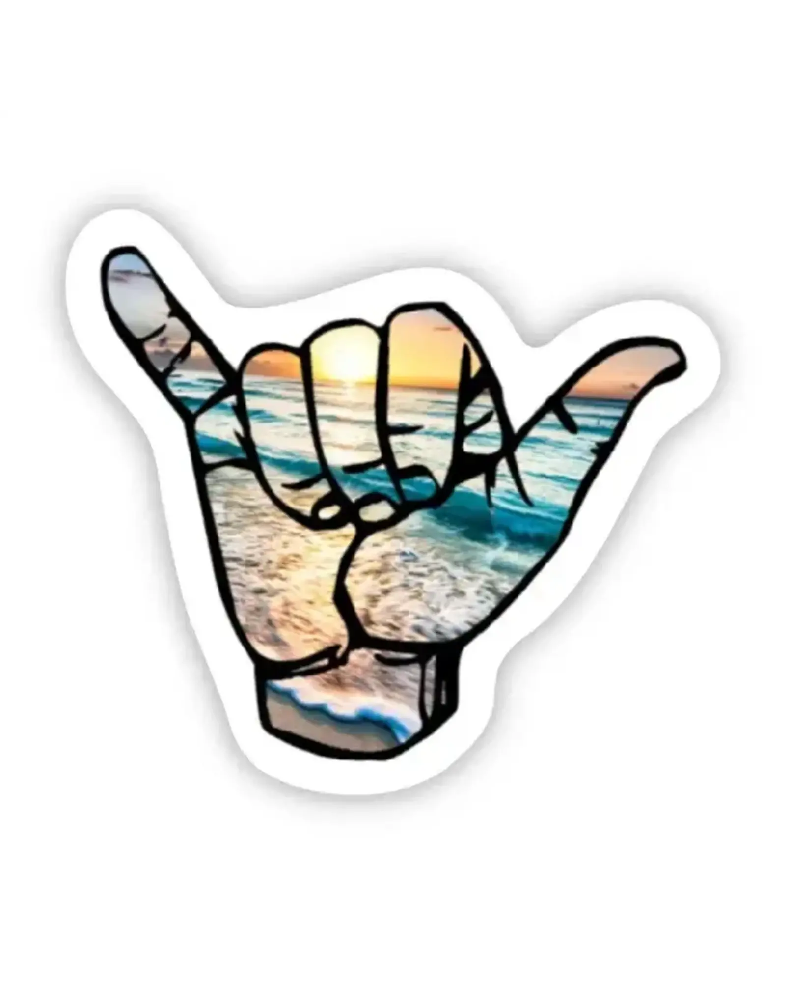 SAVANNAH AND JAMES NOVELTY STICKER HANG LOOSE