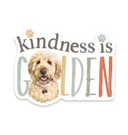 PRAXIS NOVELTY STICKER KINDNESS IS GOLDEN