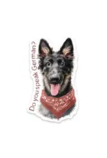 PRAXIS NOVELTY STICKER SPEAK GERMAN