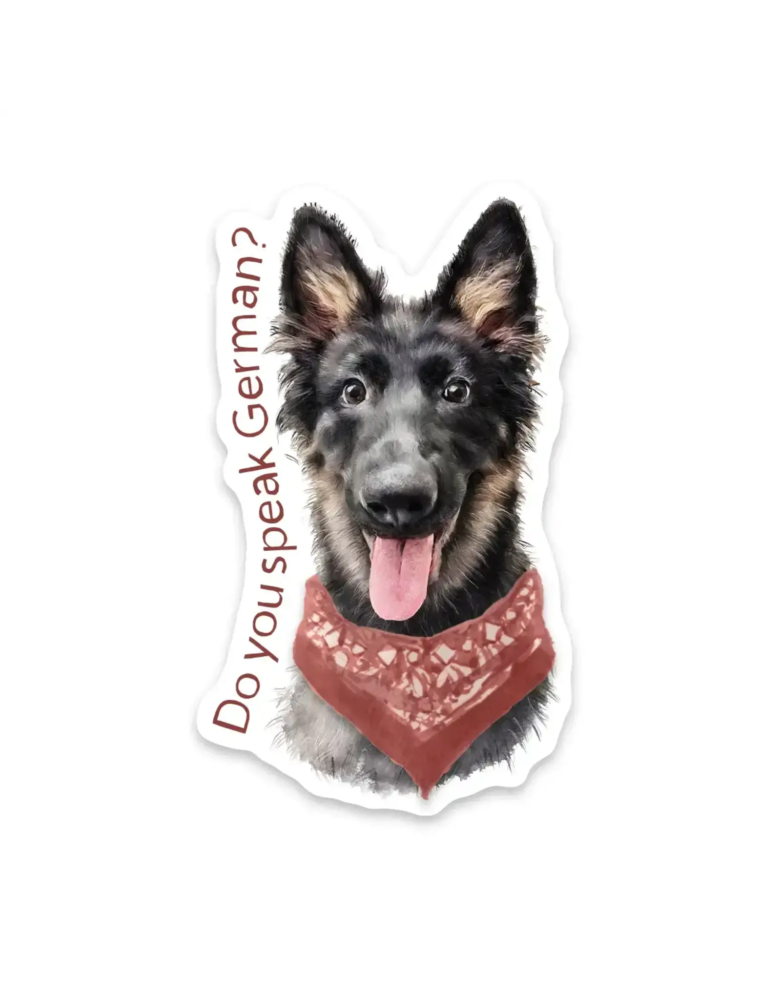 PRAXIS NOVELTY STICKER SPEAK GERMAN