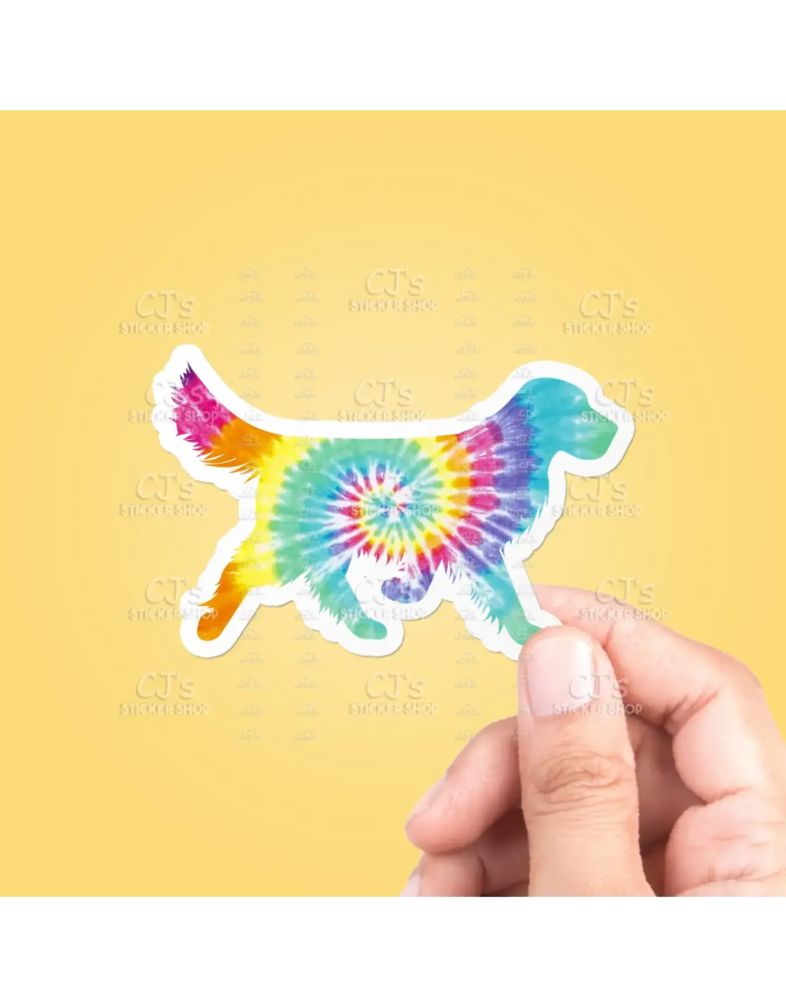 PRAXIS NOVELTY STICKER RAINBOW DOG