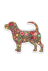 PRAXIS NOVELTY STICKER GARDEN DOG
