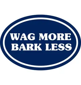 PRAXIS NOVELTY STICKER WAG MORE BARK LESS