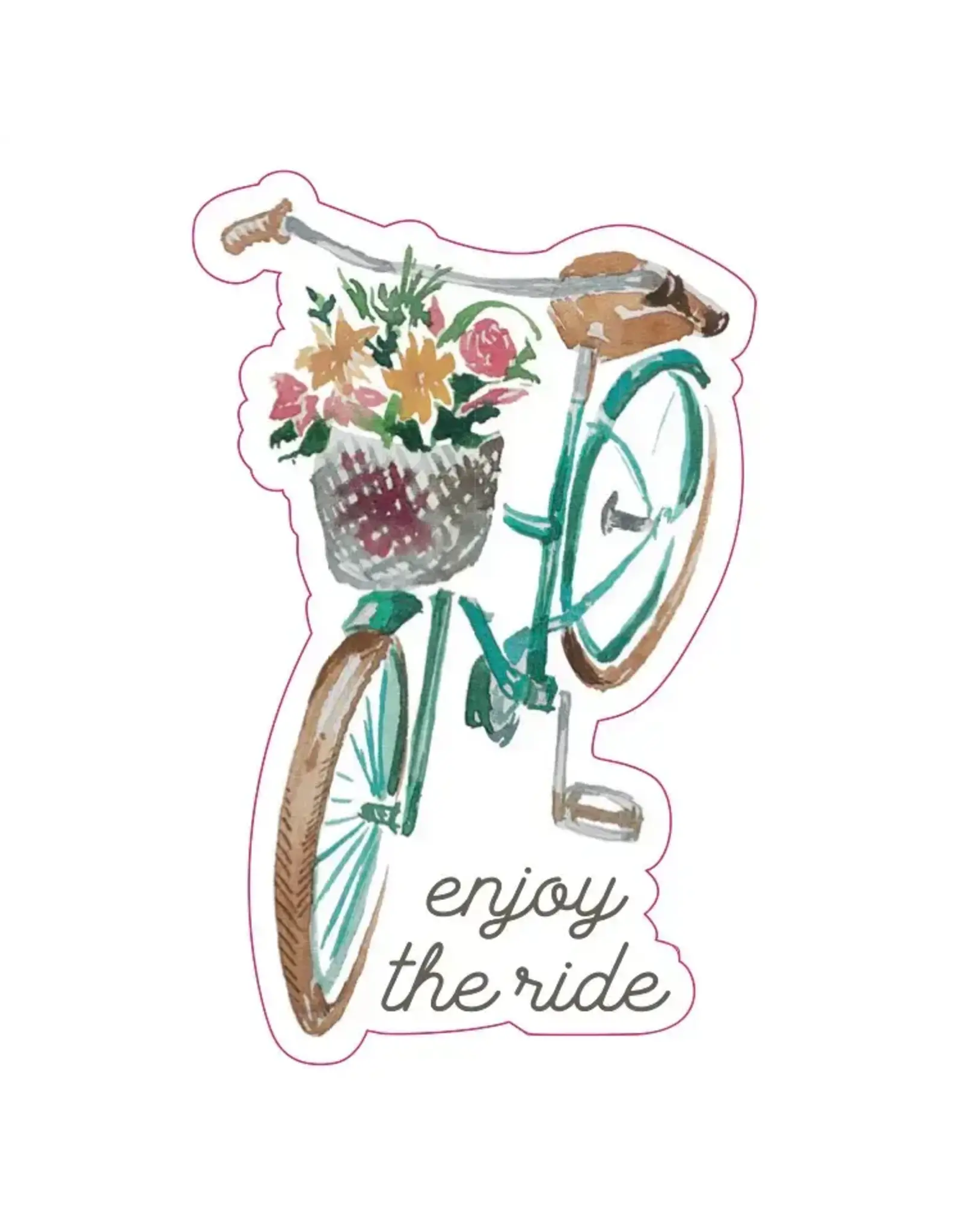 PRAXIS NOVELTY STICKER ENJOY THE RIDE