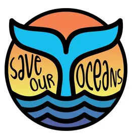 PRAXIS NOVELTY STICKER SAVE OUR OCEANS