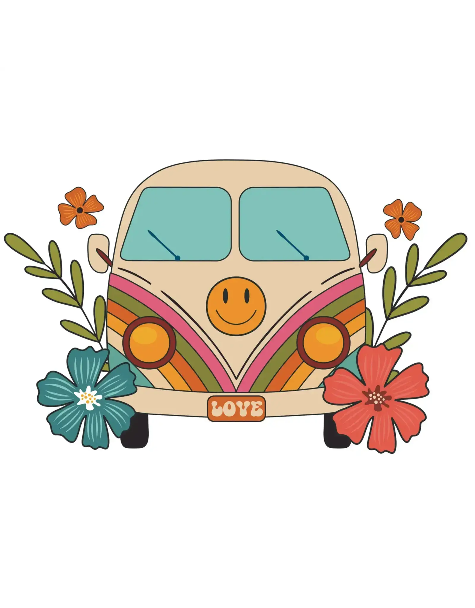 PRAXIS NOVELTY STICKER LOVE VAN