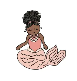 PRAXIS NOVELTY STICKER OCEAN MERMAID