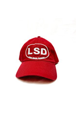 REHOBOTH LIFESTYLE CLASSIC COTTON BEACH HAT ADJUSTABLE OS CRIMSON LSD