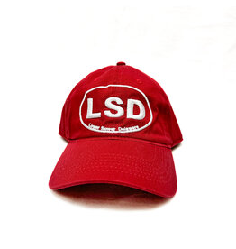 REHOBOTH LIFESTYLE CLASSIC COTTON BEACH HAT ADJUSTABLE OS CRIMSON LSD