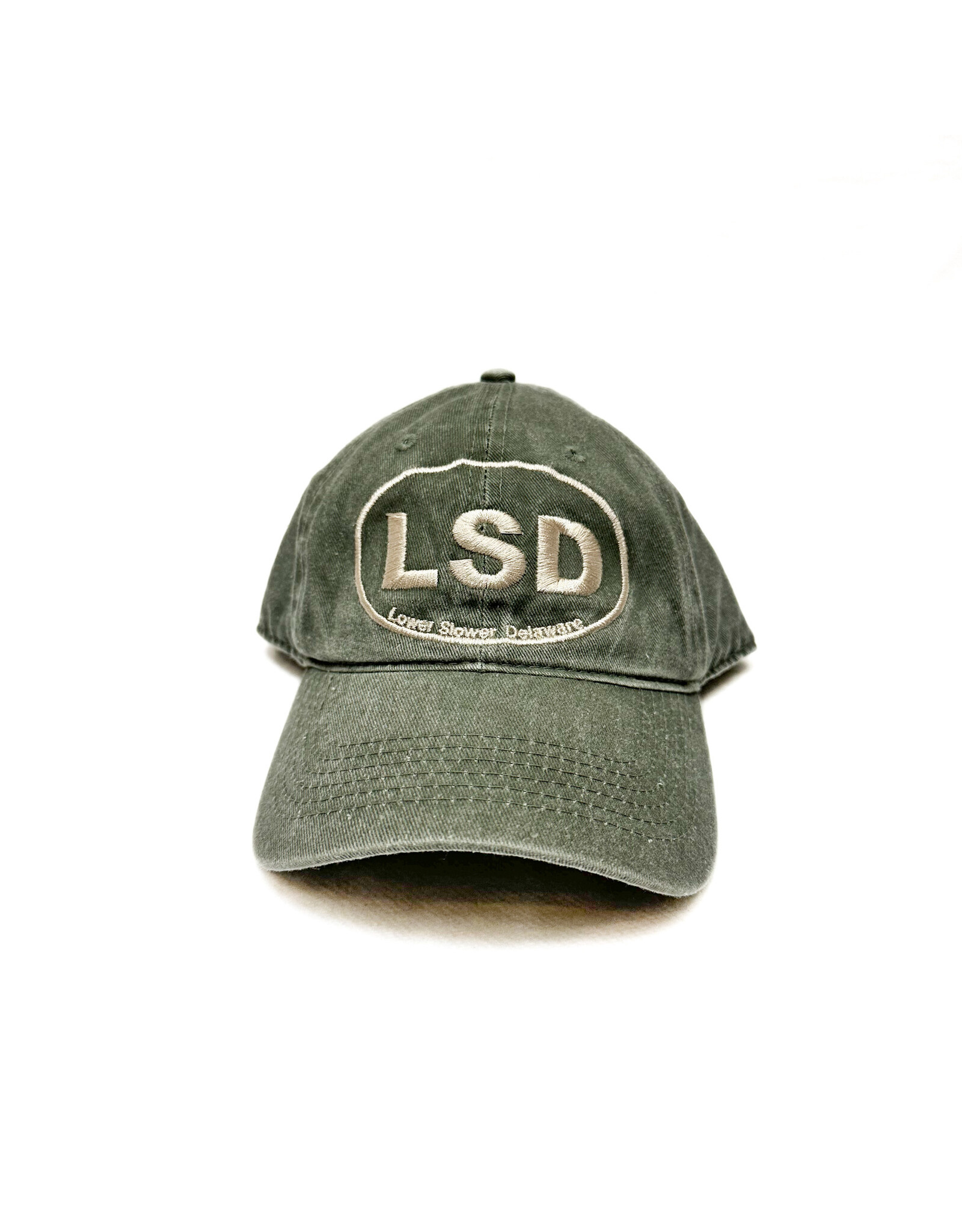 REHOBOTH LIFESTYLE CLASSIC COTTON BEACH HAT ADJUSTABLE OS MOSS LSD