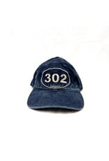 REHOBOTH LIFESTYLE CLASSIC COTTON BEACH HAT ADJUSTABLE OS DENIM 302 OVAL