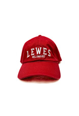REHOBOTH LIFESTYLE CLASSIC COTTON BEACH HAT ADJUSTABLE OS CRIMSON LEWES