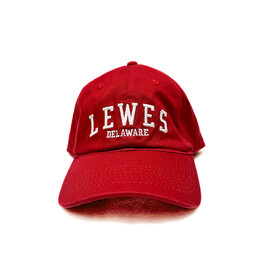 REHOBOTH LIFESTYLE CLASSIC COTTON BEACH HAT ADJUSTABLE OS CRIMSON LEWES