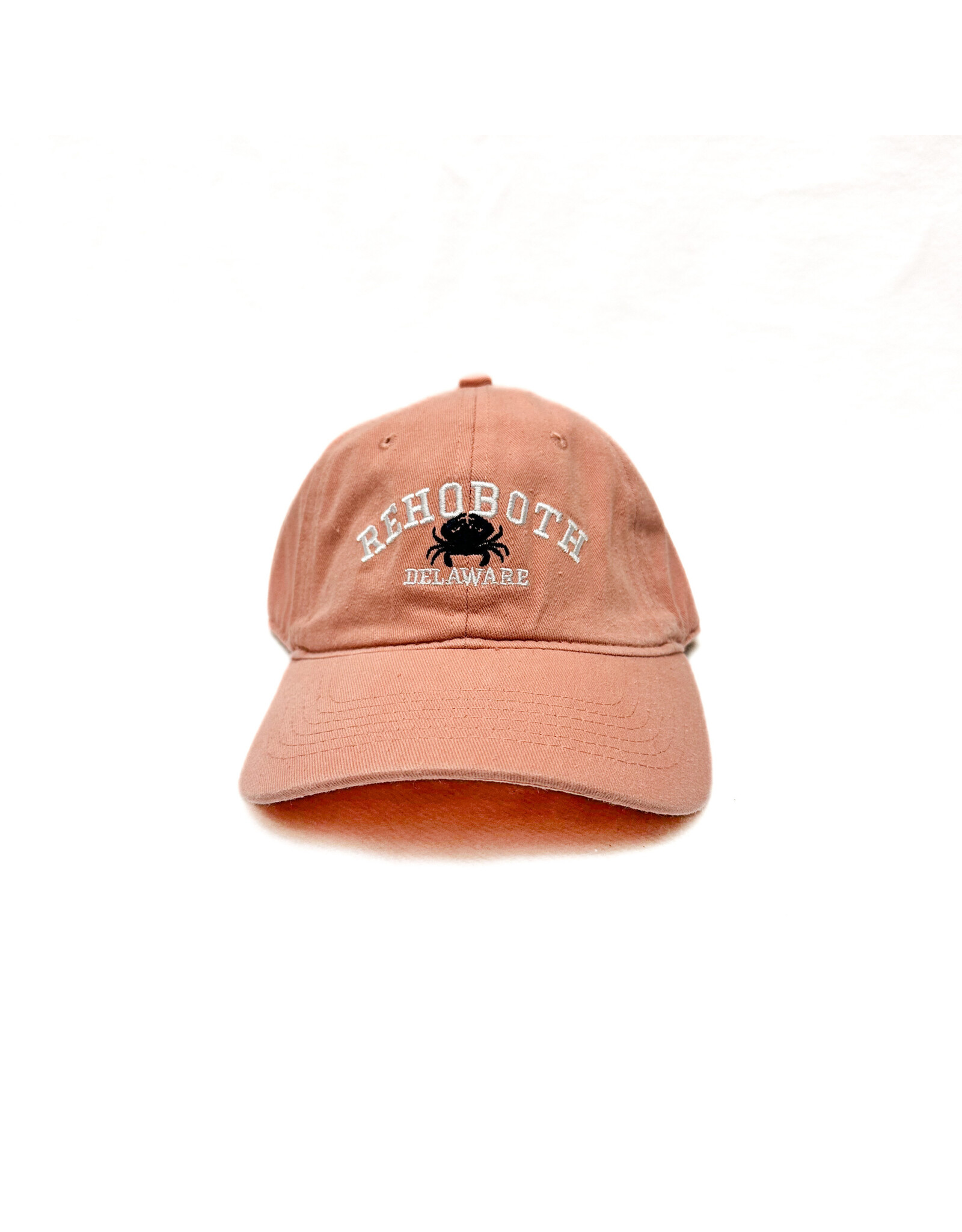 REHOBOTH LIFESTYLE CLASSIC COTTON BEACH HAT ADJUSTABLE OS TERRACOTA CRAB