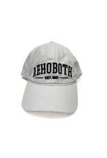 REHOBOTH LIFESTYLE CLASSIC COTTON BEACH HAT ADJUSTABLE OS WHITE DATE LINE