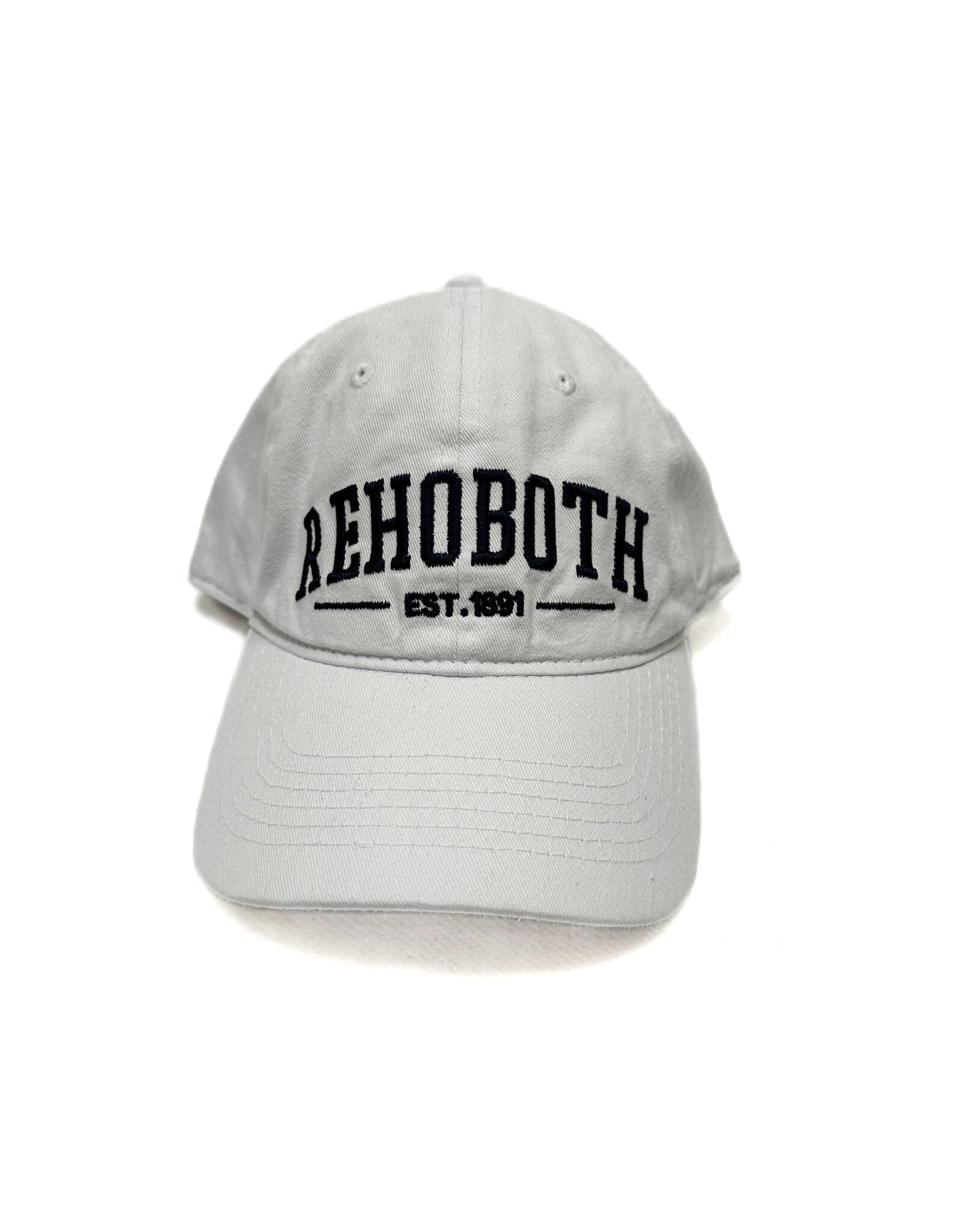 REHOBOTH LIFESTYLE CLASSIC COTTON BEACH HAT ADJUSTABLE OS WHITE DATE LINE