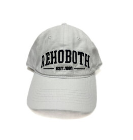 REHOBOTH LIFESTYLE CLASSIC COTTON BEACH HAT ADJUSTABLE OS WHITE DATE LINE