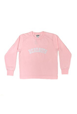 WILD PALMS WOMENS APPLIQUE CREWNECK SWEATSHIRT