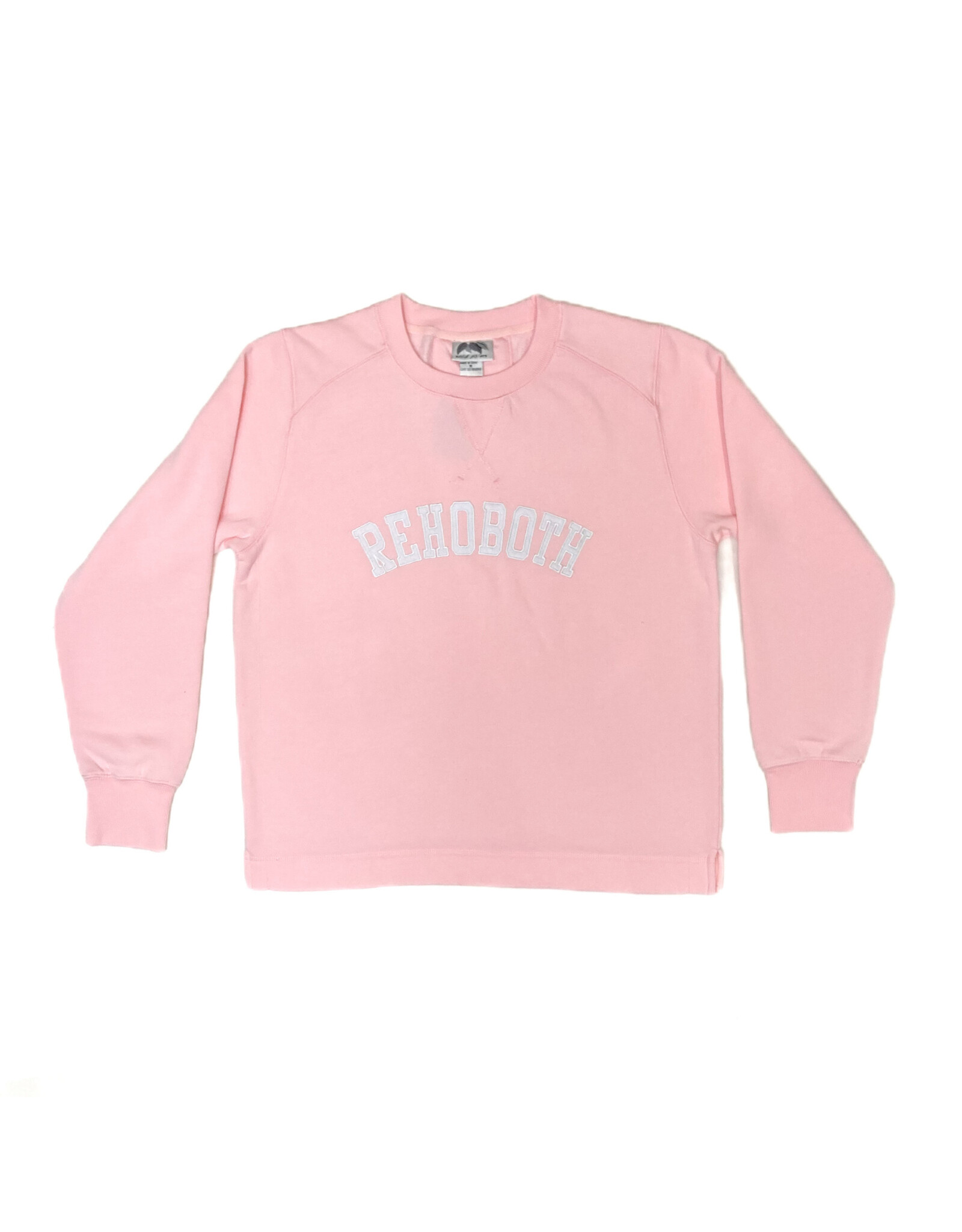 WILD PALMS WOMENS APPLIQUE CREWNECK SWEATSHIRT