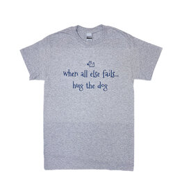 REHOBOTH LIFESTYLE CLASSIC PET LOVER HUG THE DOG SS TEE