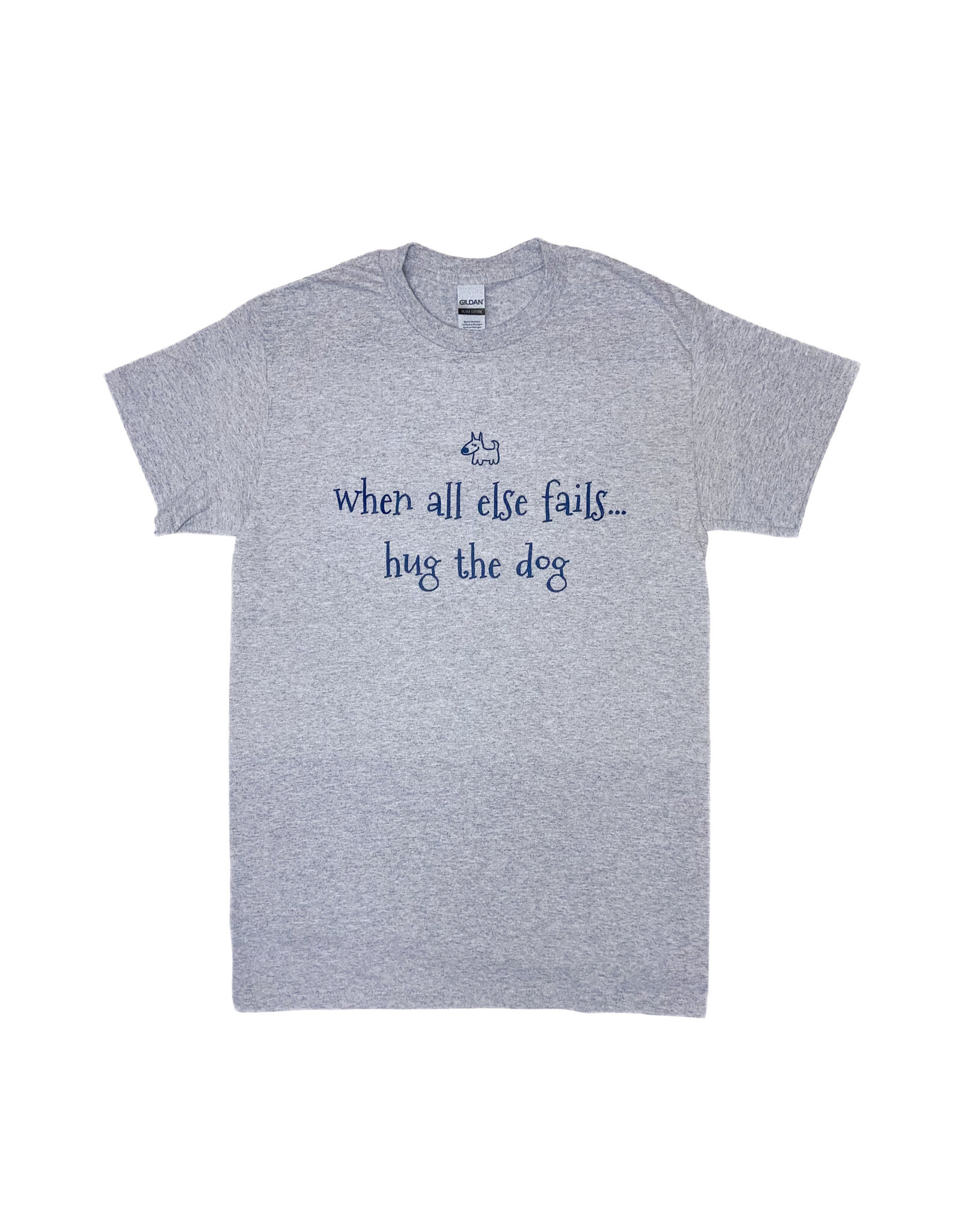 REHOBOTH LIFESTYLE CLASSIC PET LOVER HUG THE DOG SS TEE