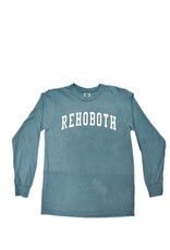 REHOBOTH LIFESTYLE CLASSIC ICE BLUE ARCH LS TEE