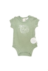 EARTH NYMPH COASTAL SUNRISE SAGE GREEN ONESIE