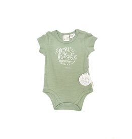 EARTH NYMPH COASTAL SUNRISE SAGE GREEN ONESIE